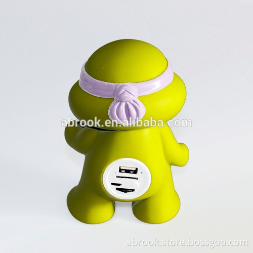 Hot sale gift cartoon turtles portable bluetooth speaker 2015 with fm radio